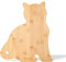 Katze Geformt Servierbrett Bambus Schneidebrett, Personalisierte Lustige Servieren Charcuteriebrett 38 x 33 x 1.3cm holz Schneidebrett, Niedliche Tierform Käsebrett für Kinder, Ideal für Küche Dekor