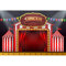 YongFoto 3,5X2,5m Vinyl Hintergrund für Fotografie ca. Zirkuszelt Banner Zirkus Babyparty Hintergrund Event Party Dekoration Hochformat Fotoshooting Studio Foto Requisiten