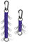 KINBOM 2 Stück Cheer Bow Holder, Groß und Klein Multifunktional Cheer Schleifen Halter Paracord-Schlüsselanhänger-Halter für Teenager Mädchen Weiterführende Schule Hochschulsport (Lila)
