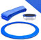 Trintion Trampolin Randabdeckung - Reißfest & UV-resistent EPE-Schaumstoff, Ersatz Federabdeckung Randschutz Rahmenpolster für Gartentrampoline (Blau - Ø 366cm)