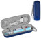 TUNYINSH Elektrische Zahnbürste Reiseetui für Oral B/Oral-B Pro/Phlips Sonicare Electric Toothbrush, Tragbare Hartschalen eise-etui für oral b aufsteckbürsten und Zubehör (Blau)
