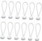Parliky 50 Stück Elastisches Seil kleine Bungee-Seile Strapazierfähige Spannschnur zeltspanner zeltleinenspanner elastischer Gürtel Planenkugel-Bungee-Seile Bungee-Seile mit Bällen Plastik