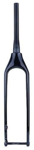 MAYANGYANG Fourche VTT Fourche Rigide en Carbone for VTT 26 27,5 29 Axe traversant Universel 15 x 110 mm Fourche Rigide Conique en Fibre de Carbone for vélo de Montagne(Tapered Glossy)