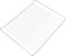sparefixd Apto para estante de horno Whirlpool, estante de alambre de metal cromado, 445 x
