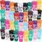 Kaxtde 36 Pcs Thank You Gifts Coffee Cups, 470 ml Appreciation Plastic Cup Bulk, Reusable Inspirational Tumblers with Lids for Employee Teacher Coworker Staff Nurses (12 Colors)