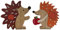 Herbstdeko 2 Stück Igel Deko Herbst Dekoration Innen für Fensterbilder Tisch Wohnzimmer Autumn Fall Decor Geschenk Holz Deko Herbst Thanksgiving Aesthetic Tischdeko