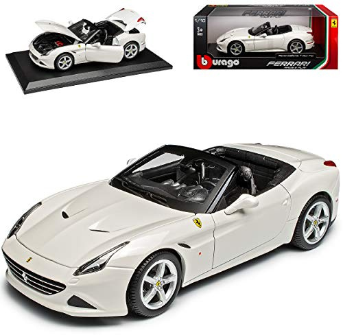 Ferari California T Cabrio Offen Weiss Ab 2015 1/18 Burago Modell Auto