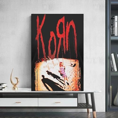 MAIMANG Korn Rockband Musikalbum-Cover, Wandkunst, Leinwandgemälde, Druck, Poster, Zuhause, Wohnzimmer, Heimdekoration, 50 x 70 cm, rahmenlos