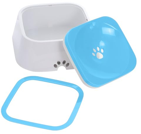 Bol d'eau pour chien - Anti-éclaboussures - Pas de bol d'eau pour chien - Distributeur d'eau pour animaux de compagnie - Nourriture flottante de grande capacité - Plat à boire pour animaux de