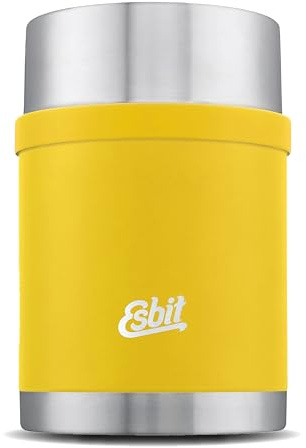 Esbit Thermobehälter Sculptor für Essen - Warmhaltebehälter 750 ml in Sunshine Yellow - aus Edelstahl für warme und kalte Speisen