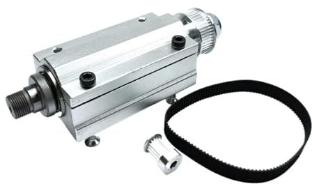 Drehbank-Lagerfutter, M14x1mm M14 Gewinde Spindel Welle Riemenscheibe Lager DIY Holz Drehmaschine Cutter Spindelstock Fit Chuck K01-50 K02-50 k01-65 K02-65