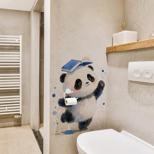 Wandtattoo Panda Wandsticker Wanddeko für Wohnzimmer Schlafzimmer Sofa Hintergrund,Wandaufkleber Kinderzimmer Mädchen und Jungs,Wandaufkleber Diy Wandkunst Dekor