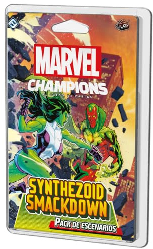 Asmodee Marvel Champions: Synthezoid Smackdown Scenario Pack | Kartenspiel, ab 14 Jahren, 1 bis 4 Spieler, 45-90 Minuten pro Spiel, Spanisch