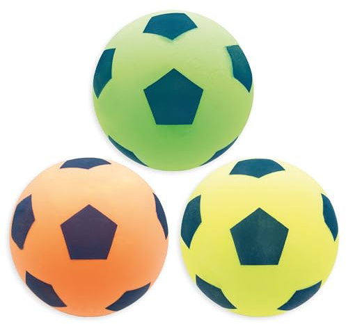 Kyto 3X weicher Ball Softball 12 oder 20 cm Gelb, Rot, Blau Schaumstoffball Kinder Soft Fußball