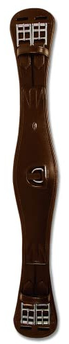 WALDHAUSEN Lederkurzgurt - mit Elastik, 65 cm, braun