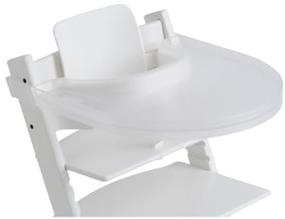 Playtray Tripp Trapp Tisch - Geeignet für alle versionen des Stokke Stuhl, Einfach zu montieren, 100% BPA-frei - Transparent