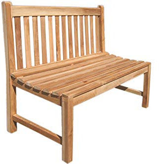 Teak Gartenbank Picadelly 120cm ohne Armlehne A Grade NEU