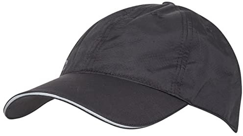 Trespass Men's Cosgrove Quick Dry Cap With Uv Protection 40 for Men Gents Adults Gym Active Yoga Pilates Sp, Black, One Size UK