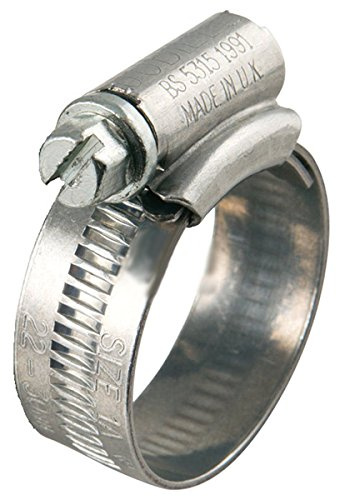Genuine Jubilee Clip 2A 35-50MM Hose Fuel Clamp Worm Drive Petrol Pipe Line - 20 Pack