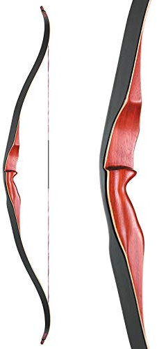 Onepiece Recurvebogen RH Rechtshand 58 30lbs Ragim Black Bear Recurvebogen Langbogen Jagdbogen Sportbogen Bogensport Bogenschiessen