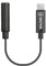BOYA by-K4 - Cable Adaptador TRS Corto USB Tipo C Macho a Hembra Chapado en Oro de 3,5 mm