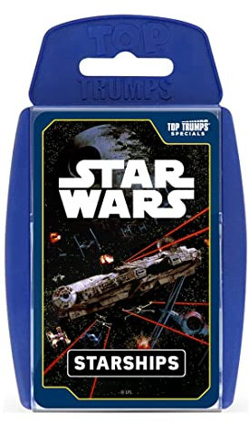 Top Trumps Star Wars Starships Classics Card Game, Play With The Rebel X-Wing, The Imperial Star Destroyer And The Fulminatrix, Educational 2 Plus Players Makes A Great Gift Ages 6 Plus