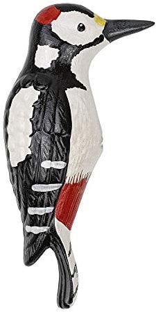 Gartenfigur Buntspecht aus Keramik Dekofigur Specht Vogel