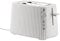 Alessi Plissé MDL08 W - Grille-Pain Design, Six Niveaux de Dorure, en Résine Thermoplastique, Fiche Européenne 850 W, Blanc