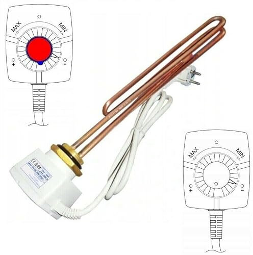 Elektroheizstab 2kW, 3KW - 230V Gewinde 5/4, 6/4 für Boiler/Pufferspeicher (W-3kW Gewinde 5/4)
