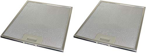 Ufixt Yourspares 2 x Cooker Hood Metal Mesh Grease Filter for Kitchen Extractor Fan Vent 270mm x 320mm