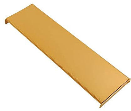 Bright Gold Aluminium Letter Box Tidy BGA 10 Letterbox Interior Inner Flap Foam