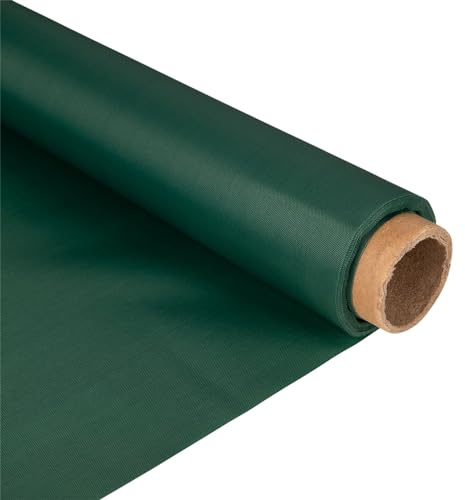 20 Metre Bottle Green, Waterproof Outdoor Canvas Fabric. 100% PU Polyurethane Fabric, 150GSM, 0.3mm Thick and 150cm Wide. UV Resistant Material, for Making deckchairs, beanbags, awnings,and More.