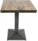 Relove - Mesa de bar, 60 x 60 x 75 cm, mesa de pub de metal, mesa alta, cuadrada, mesa de bar, mesa de pub, mesa de comedor, de pie para 4 personas, 60 x 60 x 75 cm (estilo europeo)