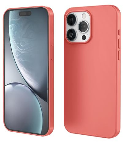 SRGAFIX Compatible with 𝐢𝐏𝐡𝐨𝐧𝐞 𝟏𝟓 𝐏𝐫𝐨 𝐂𝐚𝐬𝐞, Liquid Silicone Case 6.1, Magnetic Charging Guava