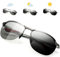 SUNGAIT Ultraleichte polarisierte langlebige Sonnenbrille für Herren Golf fahren Al-Mg-Legierung Bügelfederscharnier UV400 SGT302-QBS DE