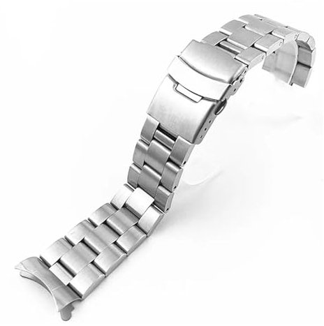 WAHRE Spannungsfreies Stahlband, Passend for Seiko SKX007/009, Uhrenarmband, Metallarmband, Passend for Rolex, Passend for Oyster-Armband, 18/19/20/22/24 Mm Band(18mm)