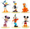 6 Stück Tortendeko Geburtstag, mnni-e Geburtstag Deko, mickey M-ouse Tortendeko, Cartoon Tortenfiguren, Party Kuchen Deko, Kinder Geburtstag Party Torte Deko Supplies