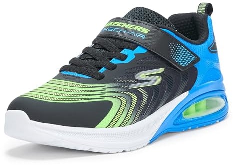 Skechers Microspec Max Advance, Jungen Sneaker, Black,