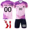 Personalisierte Fußball Trikot für Erwachsene Kinder Fussballtrikot mit Logo Name Nummer, benutzerdefinierte Fußballtrikot Shorts Socken Jungen Herren