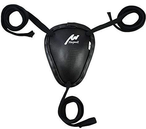 Traditional Muay Thai Steel Cup Groin Guard Protector - Lace up