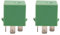 Aonukpdy 2X 12V 35A 5 Broches Refroidissement Radiateur Ventilateur Relais Vert 6547TX pour 206 207 306 307 406 407 807