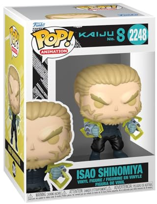 Funko POP! Animation: Kaiju No. 8 - ISAO Shinomiya | Offizieller Fanartikel und Merch - Vinyl Sammelfigur als Regal Deko - Geschenkidee zum Geburtstag für Fans und Sammler