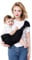 JOYNCLEON Ergonomische Babytragetuch für Neugeborene bis Kleinkind (black-uk)