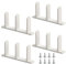 Aufquwk Guide De Porte Coulissante | Guides De Plancher Pour Porte De Placard Avec Vis - Pièces De Rechange Pour Rails Stables Avec Vis Pour Cuisine, Dressing, Salle De Bain