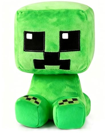 KBIBCK Creepe Plüsch, 23cm Plüschtier Stofftier, Cartoon Kuscheltier, CreepePlüschtier Flauschig, Spielefans Spielzeug, Charaktere Puppe zum Thema Spiel, Perfektes Kuscheltier für Geburtstagsgeschenk