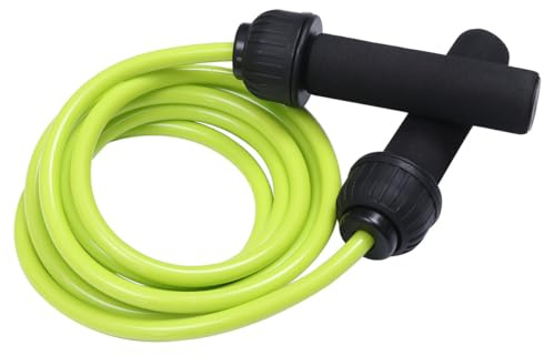 Alipis 400g Corde à Sauter Lestée pour Exercices de Fitness avec Poignées Diamètre pour Maison Salle de Sport