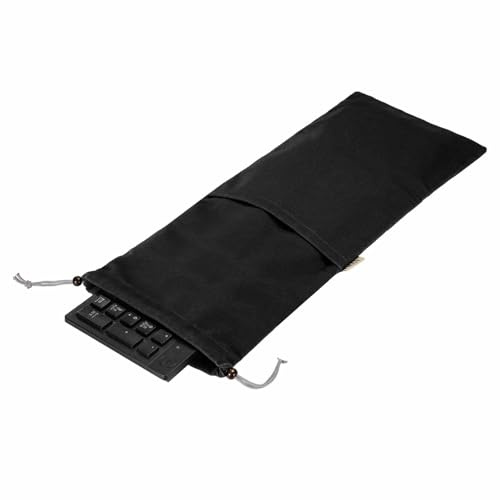 Nexarelle Keyboard Sleeve Cover 108 Keys Keyboards Portable Case (50 x 19 cm, Black) - Dustproof, Waterproof for Wireless Mechanical Keyboards
