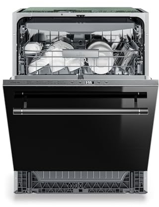 Lave-vaisselle encastrable Klarstein Luxara - Lave-vaisselle intégré pour 14 réglages, 8 programmes, AquaStop protection contre les fuites, Eco Wash, faible consommation d'eau