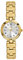 Dugena Damen-Armbanduhr Schmuckband, Quarz, Edelstahlgehäuse, Mineralglas, Edelstahlarmband, Drückerfaltschließe, 3 bar (Gold)