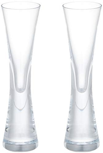 LSA Moya Likörglas 50 ml klar, Glas, Clear, 2 Stück (1er Pack), 2